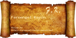 Fernengel Kevin névjegykártya